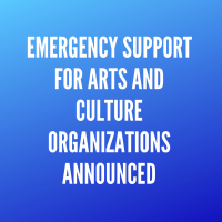 Coronavirus (COVID-19): Emergency Support for Arts and Culture Organizations